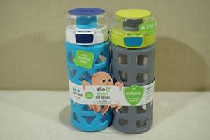 lot 289 image: Ello 2-Pack Leak-Proof 16oz Water Bottles