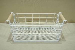 lot 300 image: New Brightroom White Wire Bin