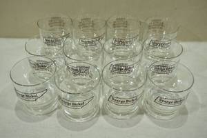 lot 304 image: 12 Whiskey Glasses -George Dickel Whiskey
