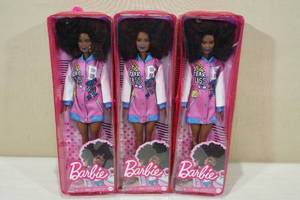 lot 312 image: 3 Barbie Fashonistas Dolls in Original Packaging