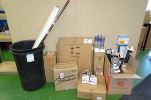 lot 330 image: Large Assortment of Hardware - Bathroom Hardware, Kitchen, Lighting
