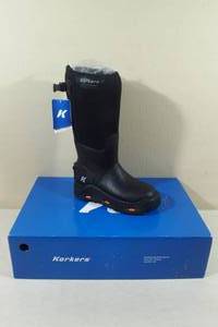 lot 4 image: Korkers Neo Artic Insulated Rubber Boots- Mens Size 8