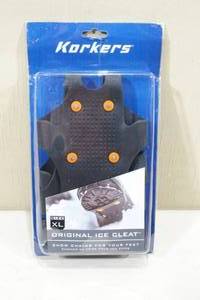 lot 17 image: Korkers Original Ice Cleats -Size XL