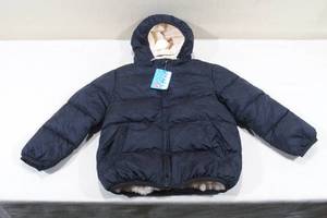lot 18 image: Kids Sherpa Lined Winter Puffer Jacket -5T, Black