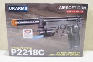 lot 117 image: Ukarms Spring Powered  Airsoft Gun P2218C