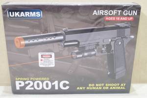 lot 118 image: Ukarms Spring Powered  Airsoft Gun P2001C