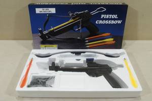 lot 122 image: Pistol Grip Mini Crossbow Kit - 50lbs