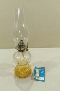 lot 139 image: Oil Lamp with Replacement Wick