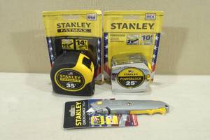 lot 174 image: 2 Stanley Tape Measures with Utility Knife