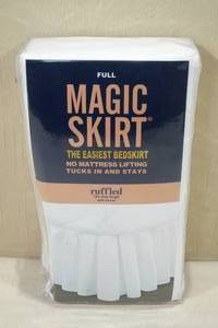 lot 42 image: Magic Skirt 15 Ruffled Bedskirt