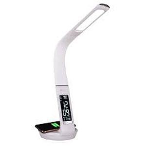 OttLite Wireless Charging Desk Lamp with Color Changing Base  white