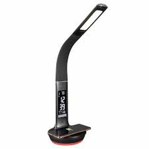 OttLite Wireless Charging Desk Lamp with Color Changing Base  black