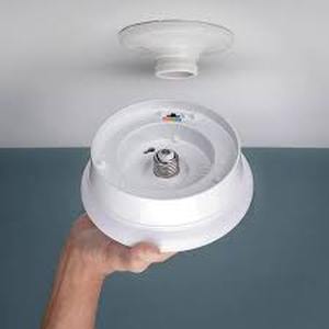 Commercial Electric Spin Light 7 in. Closet Light Selectable CCT LED Flush Mount Laundry Room Hallway Stairway Lighting