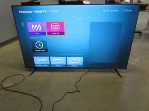 lot 976 image: Hisense 65-Inch Class R6 Series Dolby Vision HDR 4K UHD Roku Smart TV with Alexa Compatibility (65R6G)