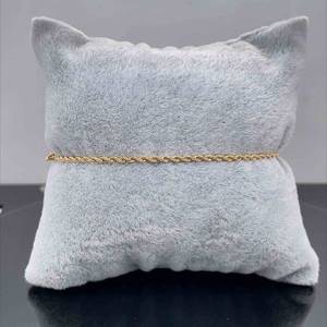 Classic Slim Rope Chain Bracelet in 14k Yellow Gold