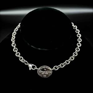 Ladies Tiffany & Co. Return to Tiffany Chain Necklace 925 Sterling Silver