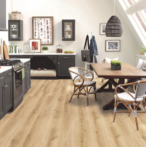 lot 12 image: LOT OF 12 TrafficMaster Attie Creek Oak 7 mm T x 7.6 in. W Laminate Wood Flooring (26.8 sq. ft.case) APPROXIMATELY 321 SQ FT TOTAL