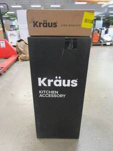 lot 133 image: KRAUS WasteGuard 34 HP Continuous Feed Garbage Disposal with Ultra-Quiet Motor for Kitchen Sinks with Power Cord and Flange (OPEN BOX)