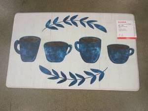 lot 156 image: StyleWell Cook N Comfort Coffee 19.7in x 31.5 in Anti Fatigue Kitchen Mat