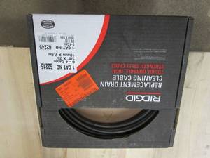 lot 230 image: RIDGID 38 in. x 25 ft. C-4 All-Purpose Drain Cleaning Replacement Cable w Male Coupling End for K-40, K-45 & K-50 Models