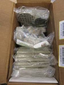 lot 238 image: Box of Post Collars & Stair Rail Brackets in Khaki (SEE PHOTOS)