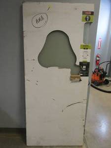 lot 188 image: Delta 29-132 in. x 67-34 in. x 14 in. (6mm) Frameless Sliding Shower Door Glass Panels in Clear (For 50-60 in. Doors)