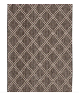 lot 249 image: Hampton Bay PebbleHeather 8 ft. x 10 ft. Traditional Polypropylene IndoorOutdoor Area Rug