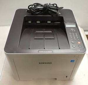 lot 49 image: Samsung ProXpress M4020ND LED Printer  Laser Monochrome  USB &amp Ethernet Ports  40ppm  1200 x 1200 dpi  NO Toner  Powers On  Includes Power Cord