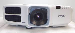 lot 51 image: Epson PowerLite Pro G6770WU Projector  WUXGA 3LCD  6000 Lumens  Powers On  Lamp is Functional but casts green tint  NO Remote Control  Power Cord Included