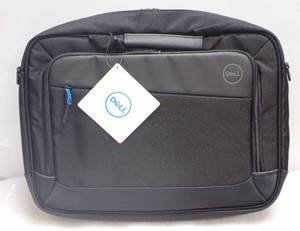 lot 54 image: NEW Dell Professional Briefcase 14  Fits NotebooksLaptops up to 14.1  15.2 x 3.3 x 14  Separate Padded Notebook and File Sections  Shoulder Strap&nbsp