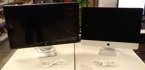 lot 65 image: Apple iMac 16 AIO with a Thunderbolt Display A1407  2 A1418 MK442LLA  Mac OS X 10.11 El Capitan  Intel i5-5575R CPU  2.80GHz  8GB RAM DDR3 (2x 4GB)  1TB HDD  21.5 1920 x 1080  Thunderbolt 27 2560 x 1440  Includes Two Apple Power Cords