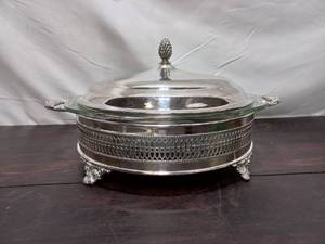 lot 34 image: Sheffield Chafing Dish