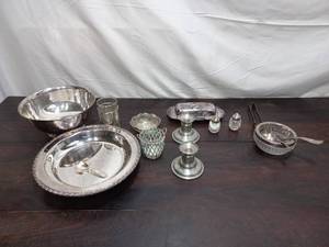 lot 55 image: Collection Of Plated Kitchenware And Dcor