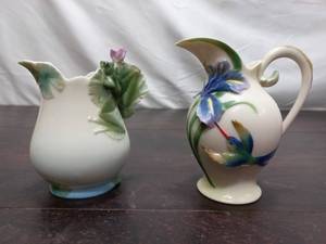 lot 64 image: Two Small Pitchers By Franz