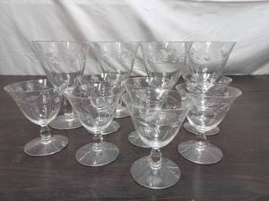 lot 66 image: Collection Of Etched Glassware
