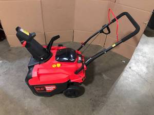 lot 2 image: PowerSmart 21 in. Single Stage Gas Snow Blower, in working order Review all pictures