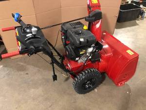 lot 7 image: Toro Power Max HD 1030 OHAE 30 in. 302 cc Two-Stage Gas Snow Blower with Electric Start, Triggerless Steering & Hand Warmers, in working order