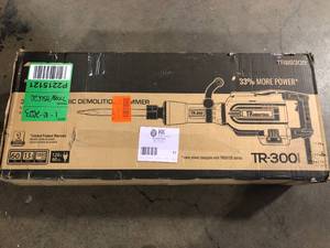lot 17 image: TR Industrial 13 Amp 35 lbs. Demolition Jack Hammer, Customer return, Review all pictures