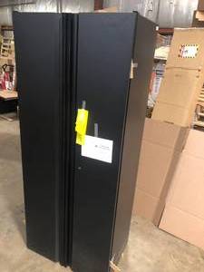 lot 4 image: Husky 3-Piece Regular Duty Welded Steel Garage Storage System in Black (54 in. W x 75 in. H x 19 in. D), Customer return, Review all pictures