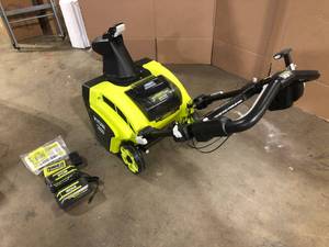 lot 19 image: Mix lot of Ryobi RYOBI ONE 18V Cordless Battery Grass Shear and Shrubber Trimmer (Tool Only), Customer return, Review all pictures
