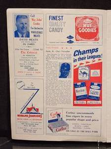 lot 16 image: 1965 Minnesota Twins Official Game Program and Score Card