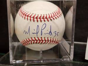 lot 23 image: Former Minnesota Twins Pitcher Michael Pineda Autographed Baseball with COA