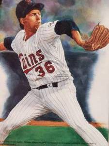 lot 42 image: Genuine MLB Minnesota Twins Kevin Tapani Commemorative Plaque