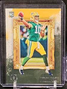 lot 93 image: (3) Assorted Football Rookie Cards