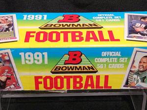 lot 102 image: 1991 Bowman Football Card Set