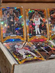 lot 64 image: 2019-20 Assorted Panini Prizm with Color Cards