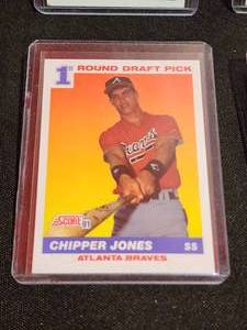 lot 114 image: (6) Assorted Chipper Jones Rookie Cards