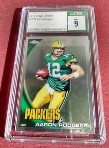 2010 Topps Chrome Aaron Rodgers - CSG 9