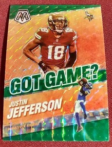 2021 Mosaic Justin Jefferson Got Game Card