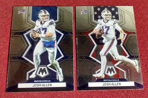 (2) Mosaic Josh Allen Cards - National Pride
